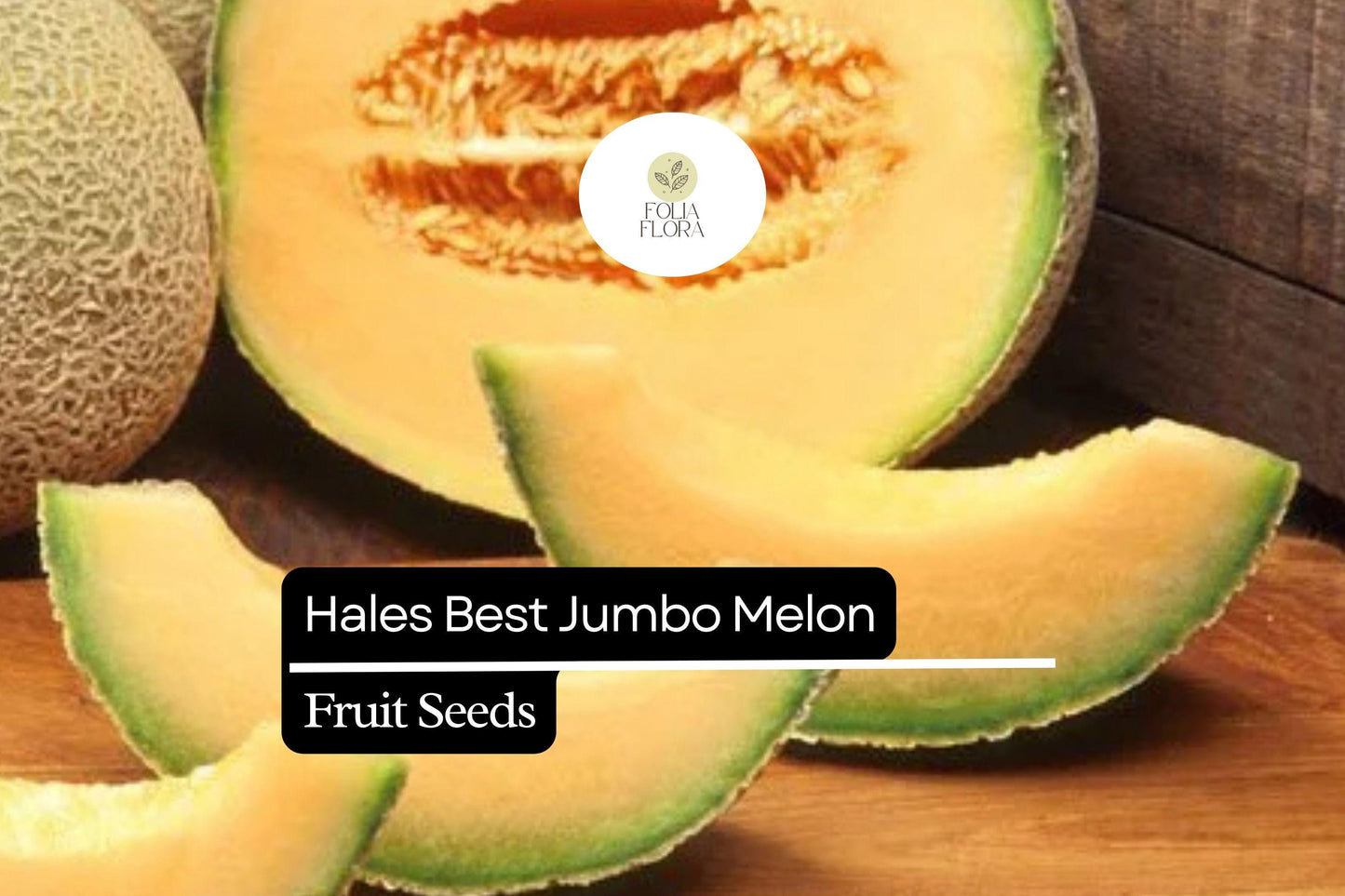 20 Seeds Hales Best Jumbo Cantaloupe, Cucumis Melo, Sweet & Juicy Melon