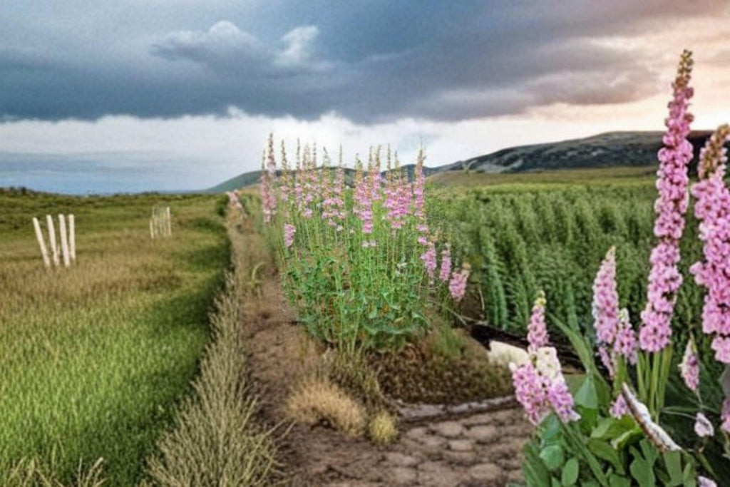 Penstemon palmeri – Palmer’s Penstemon 50 Seeds | Showy Native Wildflower | Fragrant Pink Blooms | Drought-Tolerant Perennial