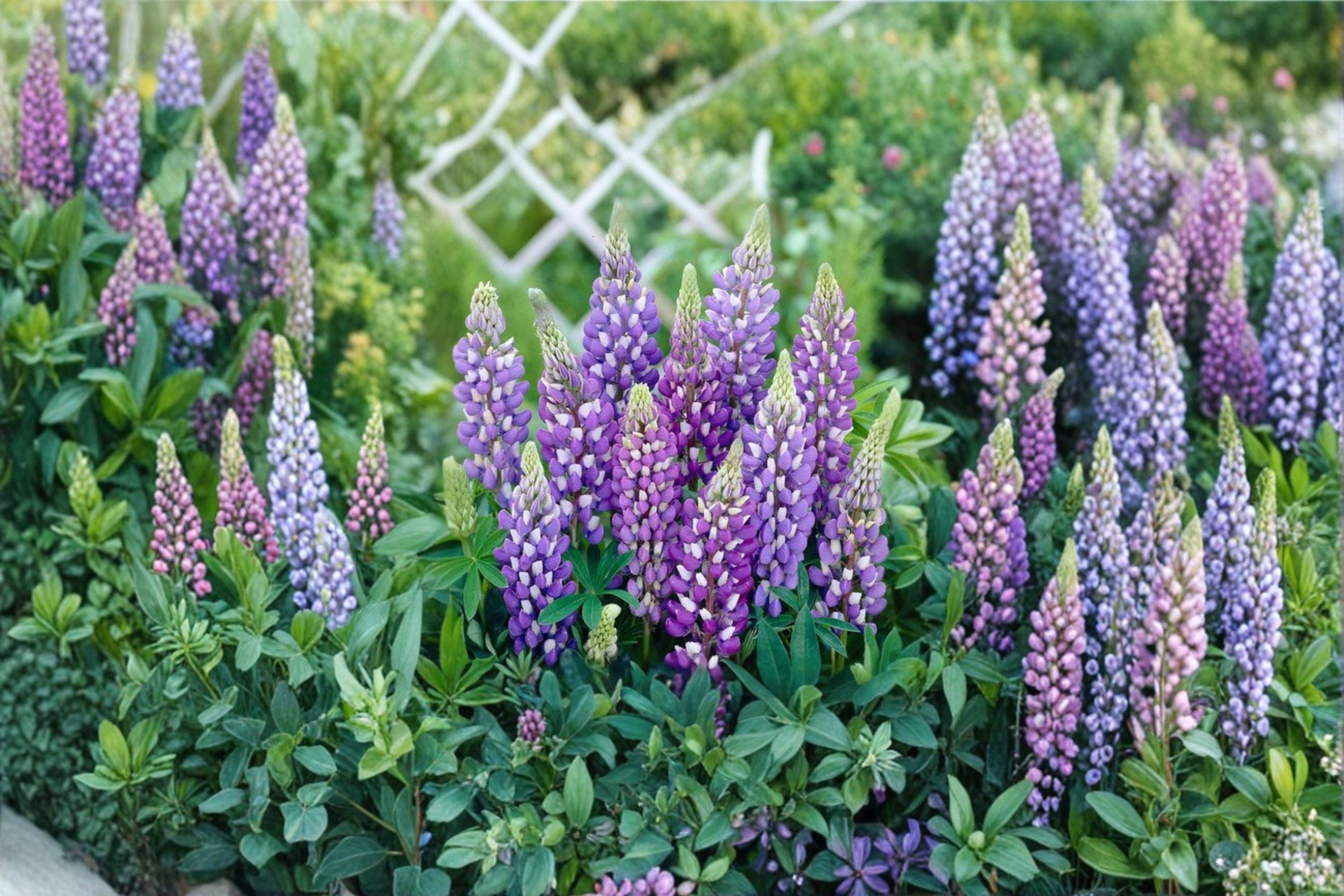 Lupine – Perennial Blue 25 Seeds | Classic Blue Flower Spikes | Hardy Perennial | Pollinator Favorite