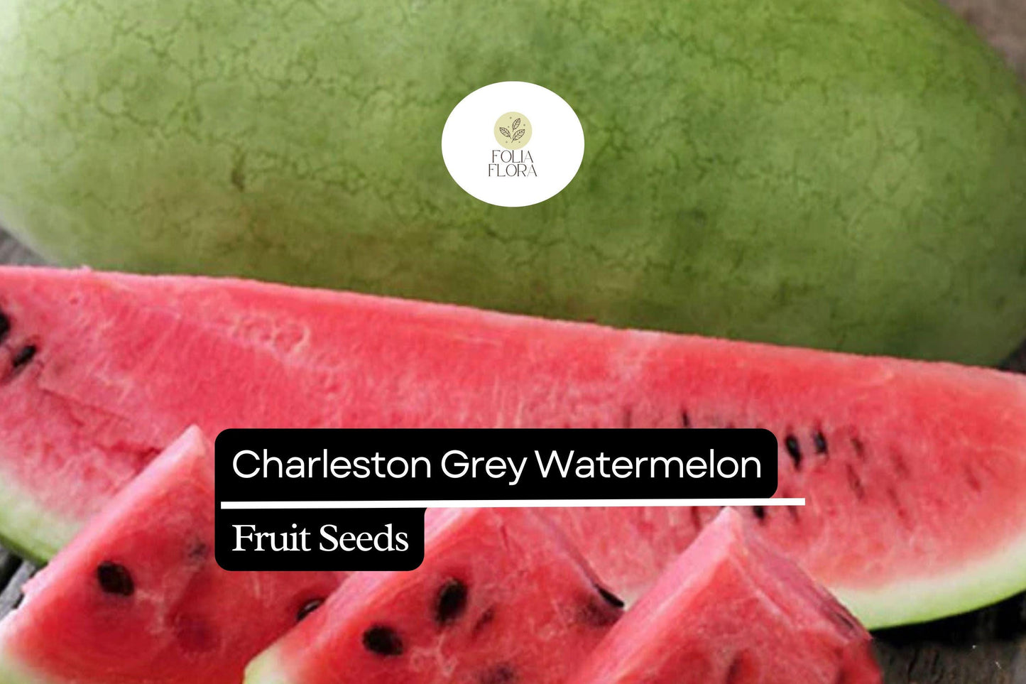 20 Seeds Charleston Grey Watermelon (Citrullus lanatus) – Sweet, Juicy, Classic Summer Favorite