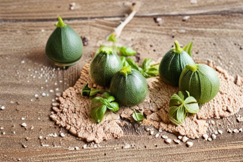 Summer Squash – Round Zucchini 10 Seeds | Heirloom Round Zucchini | Tender Flesh | Compact & Productive