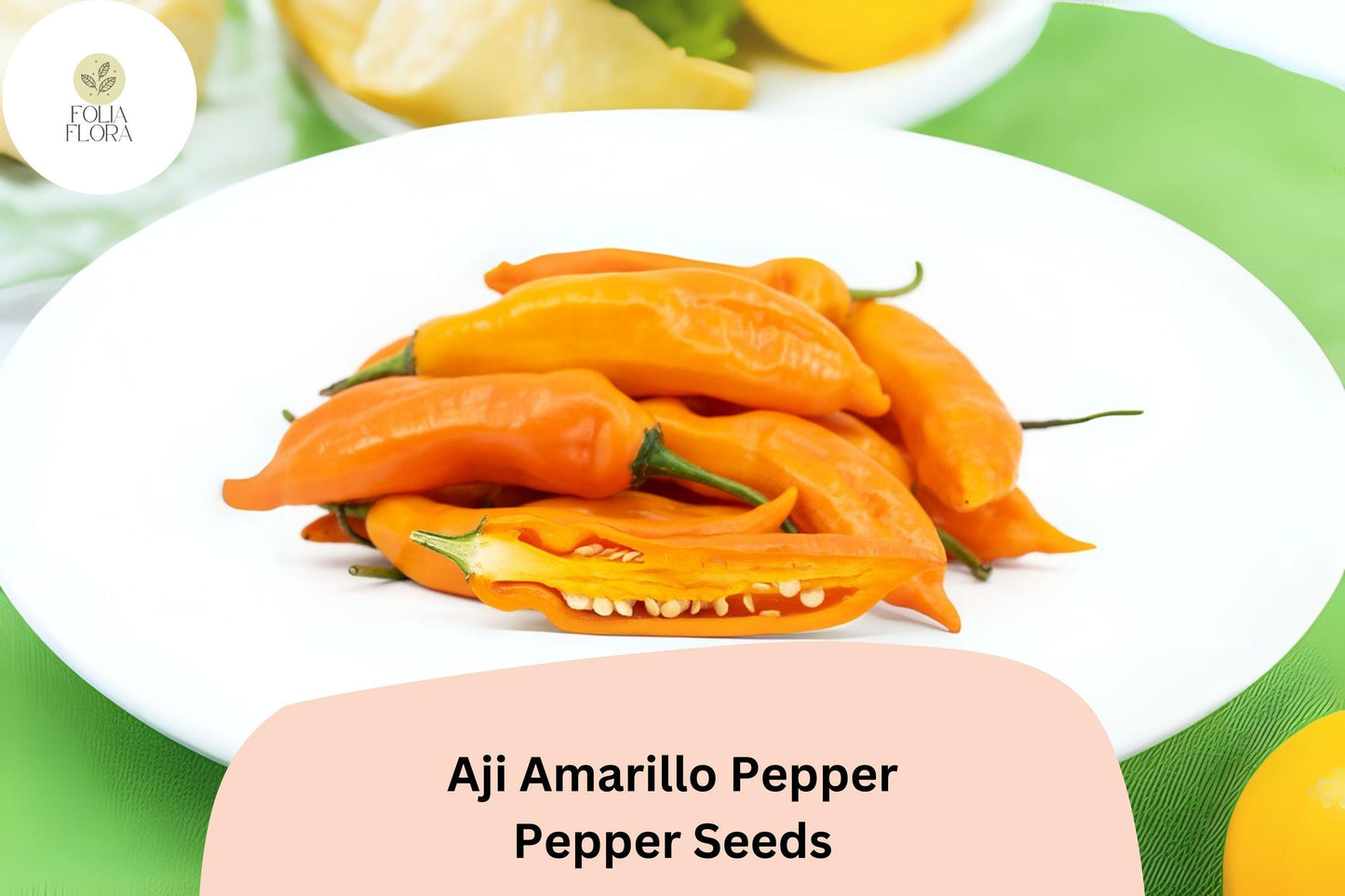 25+ Aji Amarillo Pepper Seeds | Peruvian Heirloom Chili | Medium-Hot Yellow Peppers for Spicy Garden Planting