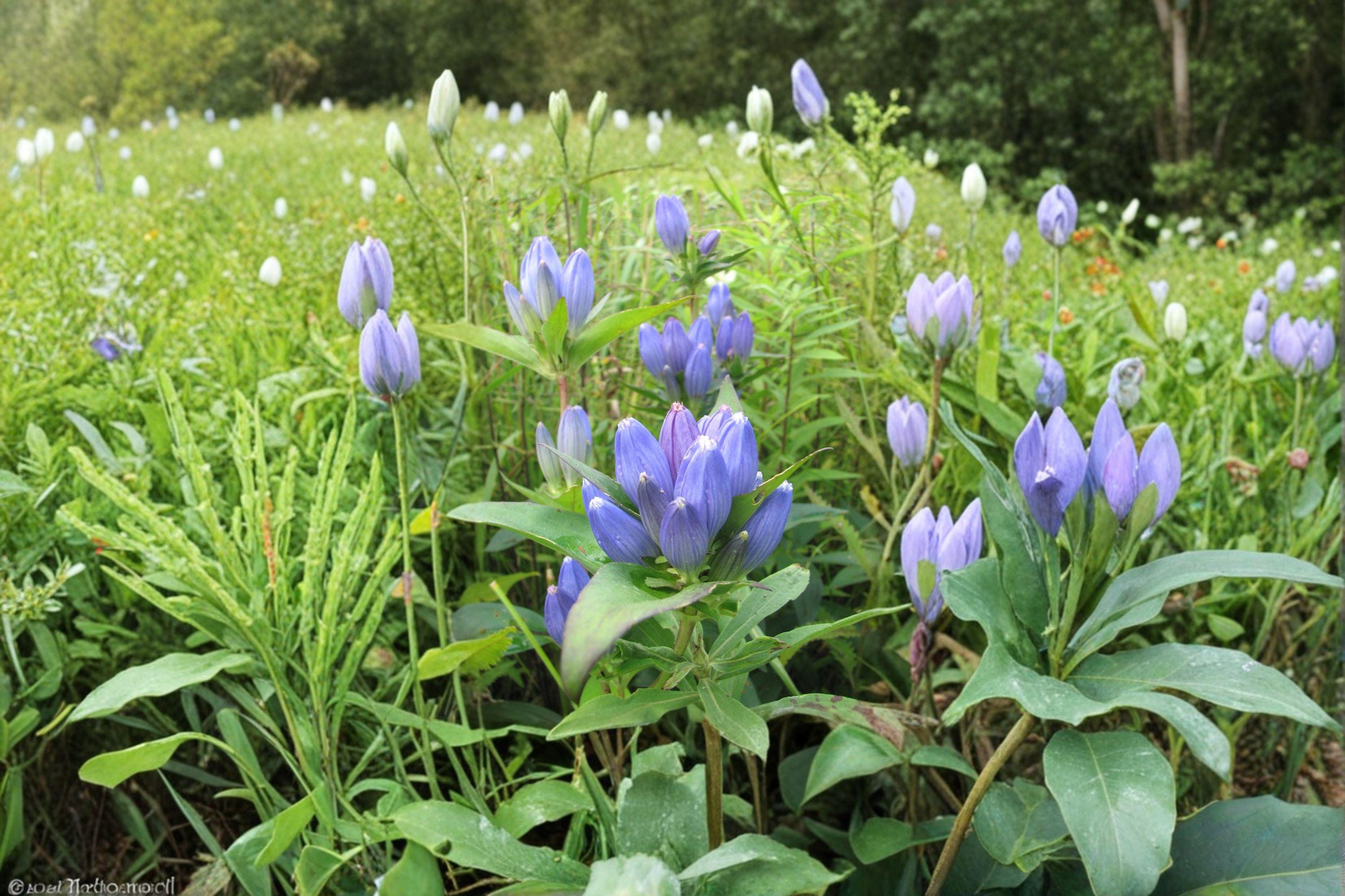 Bottle Gentian Seeds – Gentiana andrewsii | 100 Seeds | Native Wildflower for Pollinator & Woodland Gardens