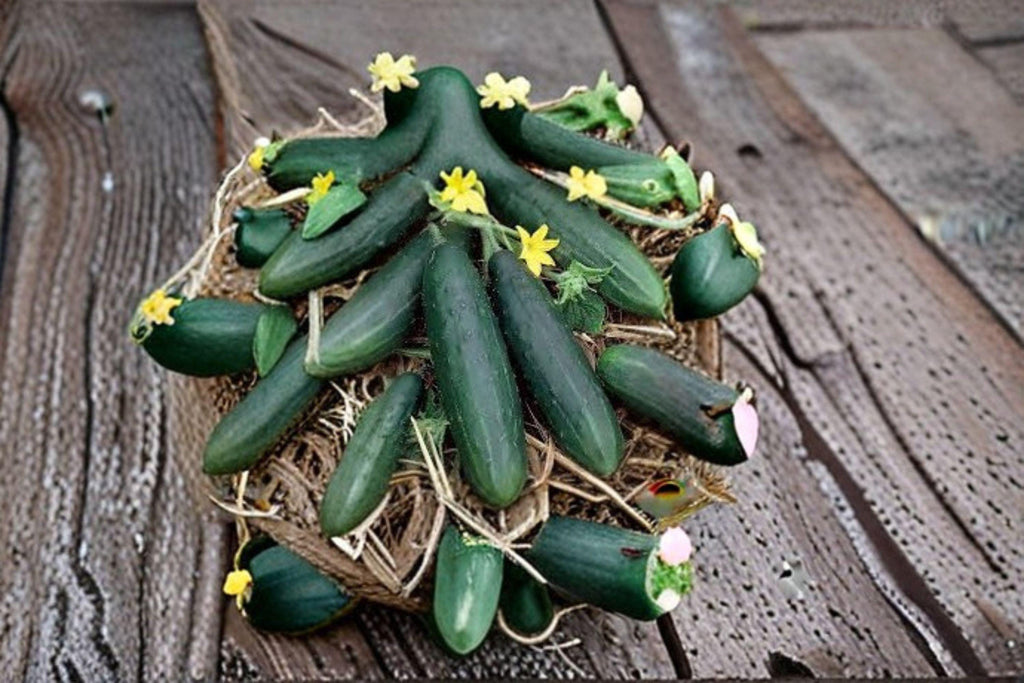 Cucumber – Spacemaster 80 35 Seeds | Compact Bush Cucumber | Perfect for Containers | Early & Productive