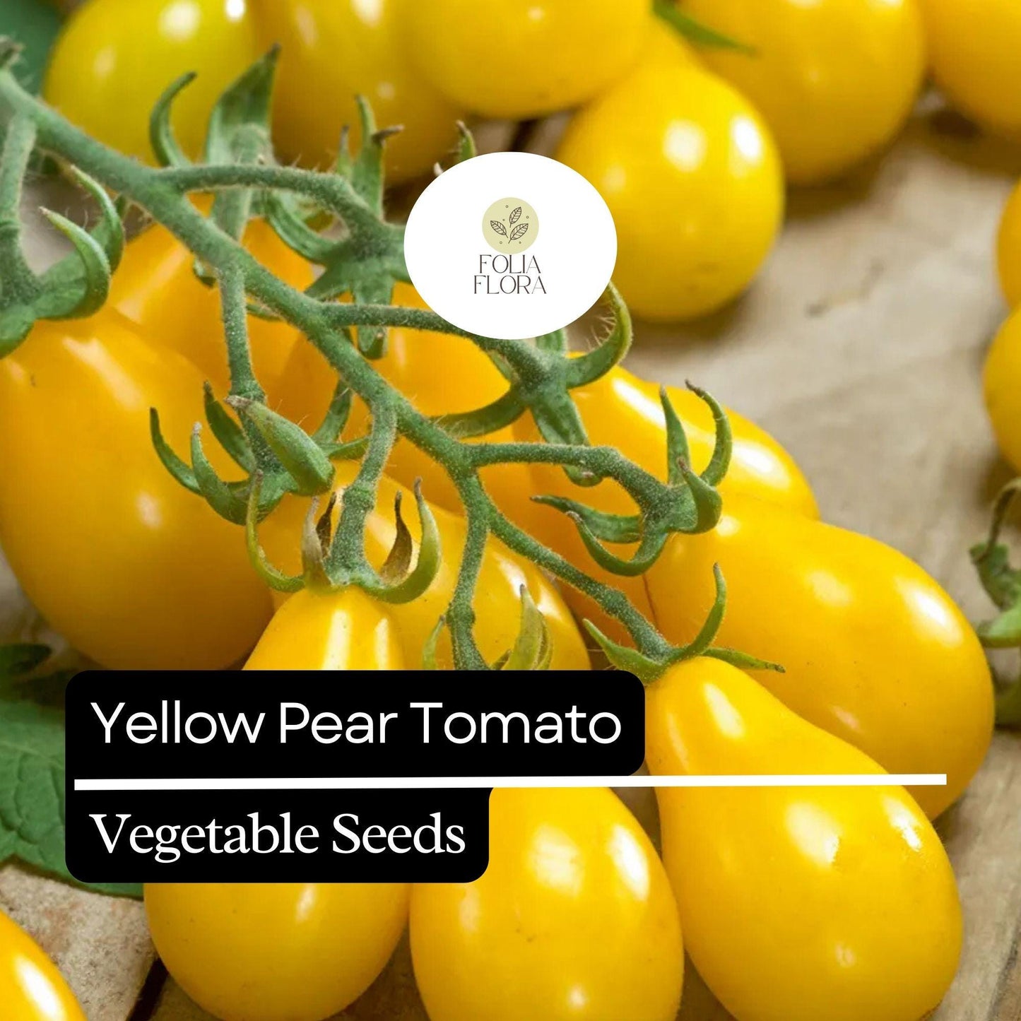 30 Yellow Pear Tomato Seeds – Heirloom, Sweet & Juicy, Non-GMO, Prolific Vine, Easy to Grow