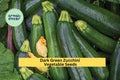 3pcs of 1g Dark Green Zucchini Seeds – Fast Growing Summer Squash for Backyard Garden and Container Planting Seeds for Planting