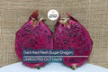 Dark Red Flesh Sugar Dragon Cuttings – 8" to 10" Unrooted Dragon Fruit Cuttings