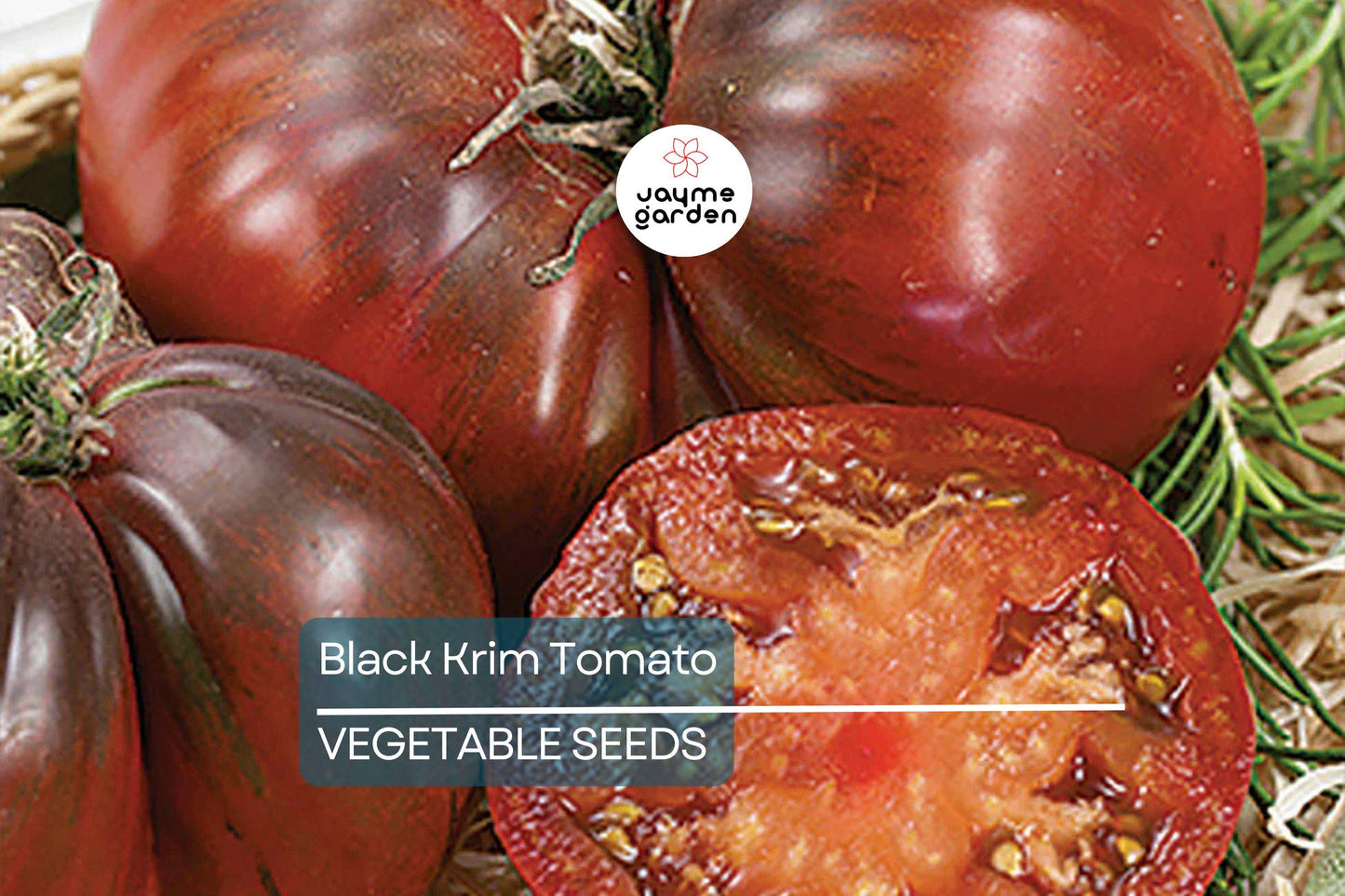 100 Black Krim Tomato Seeds – Non-GMO Heirloom, Bold Flavor, Indeterminate, Free Shipping
