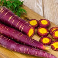 Cosmic Purple Carrot Seeds - 200+ Heirloom Organic NON-GMO - Rare Vegetable Seeds for Planting (Daucus carota)